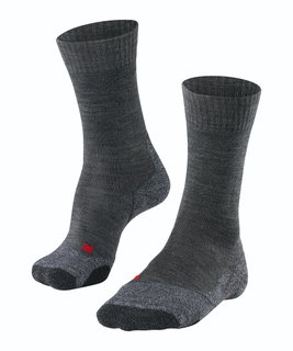 Falke Trekkingsocke TK2 (Merinowolle) asphaltgrau Damen - 1 Paar